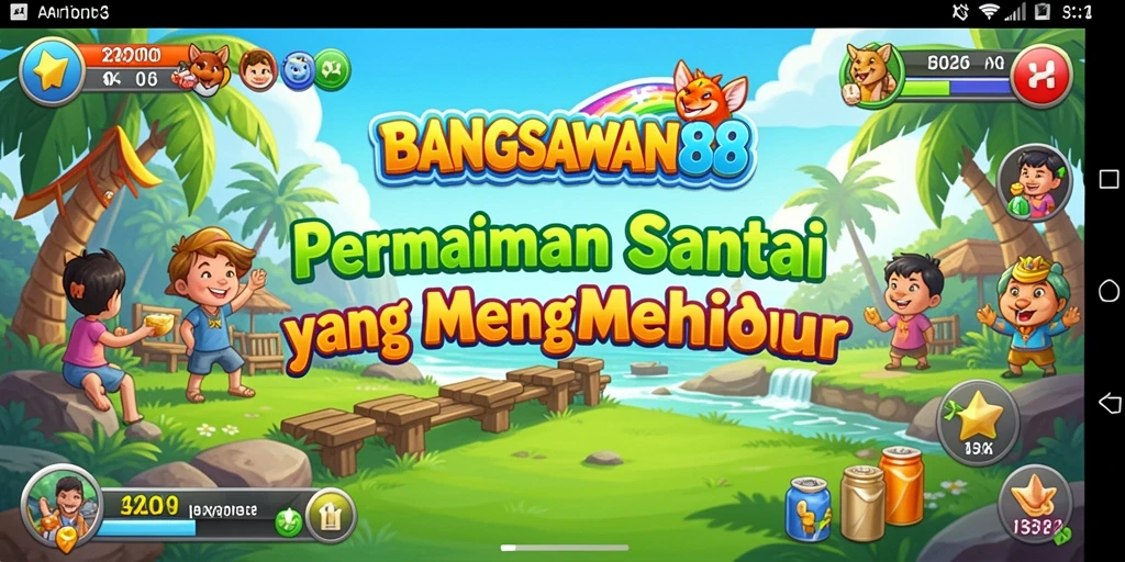 Tampilan gameplay BANGSAWAN88 yang seru dan penuh warna.
