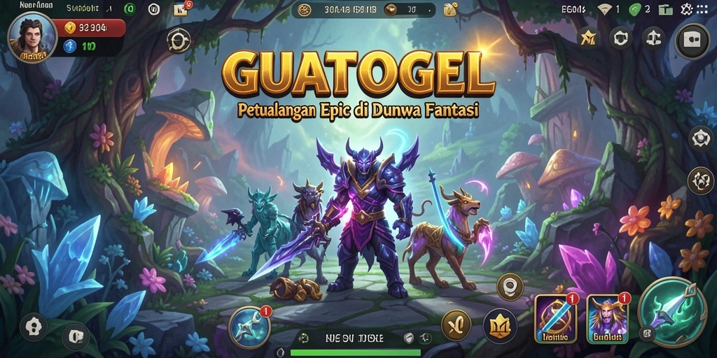 Tampilan gameplay GUATOGEL yang menarik dengan aksi RPG.