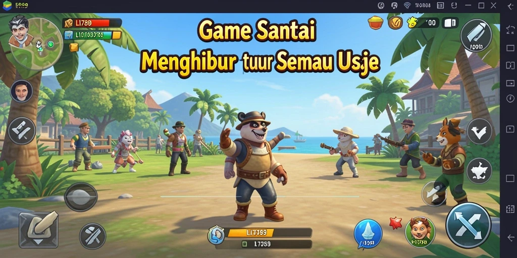 Tampilan gameplay LI789 yang mengasyikkan dan penuh warna.