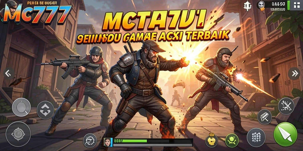 Tampilan seru dari gameplay laga dalam MC777 yang memukau.